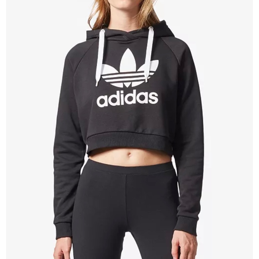 Adidas Cropped Hoodie
